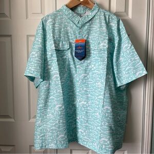 Habit Coastal Villa River Men’s Shirt Short Sleeve Quick Drying  Size 4x